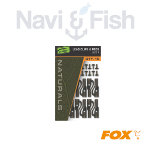 FOX Naturals  Size 7 Lead Clips & peg