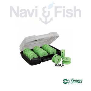 SENSAS FEEDER MATCH RIG BOX - 17 SPOOLS