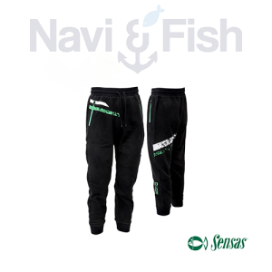 SENSAS STRIPES BLACK JOGGERS