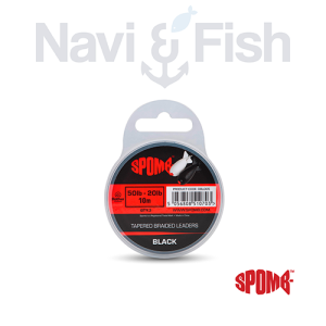 Spomb Tapered Braided Leaders Red & Black