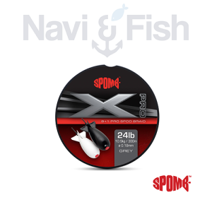 Spomb X Pro Braid Grey 8+1 0.18mm 24lbs