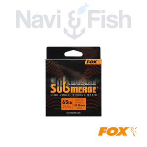 Fox Submerge Orange Sinking Braid 600m