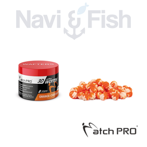 MatchPRO 3D WORMS WAFTERS DUO OR-CHOCOLATE 8mm 20g