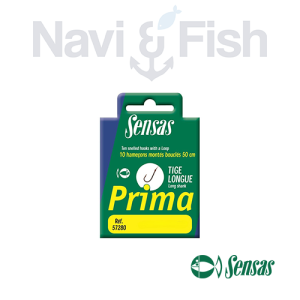 SENSAS H/N Prima Longshank Wire Hooks to Nylon