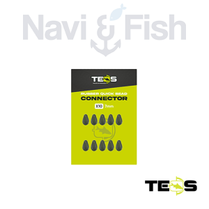Teos Rubber Quick Bead Connector (x10)